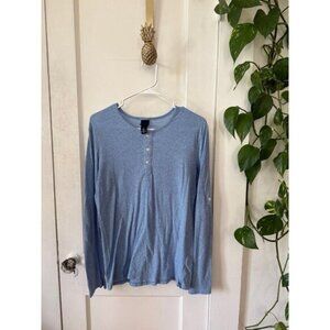 H&M men’s size small blue long sleeve shirt